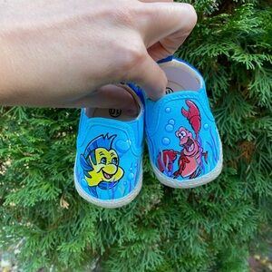 Disney little mermaid baby shoes
